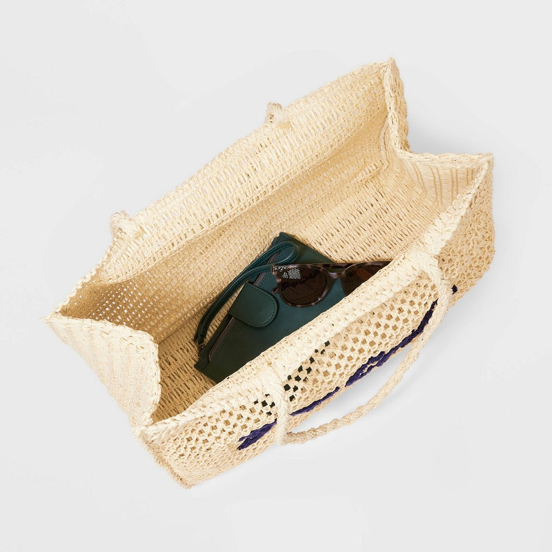 Seasonal Tote Handbag - A New Day Natural