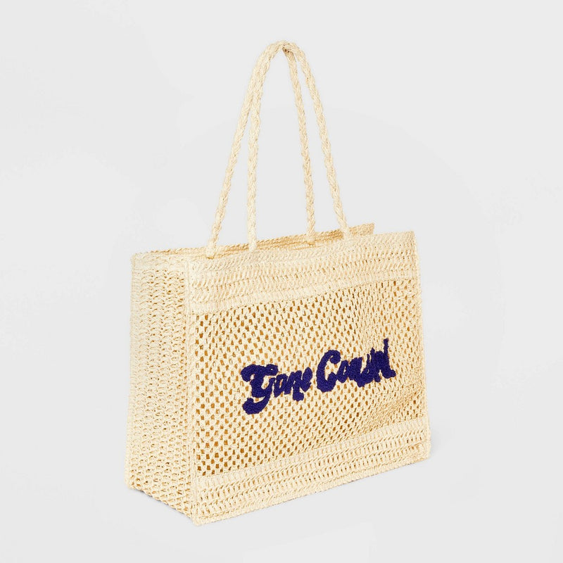 Seasonal Tote Handbag - A New Day Natural