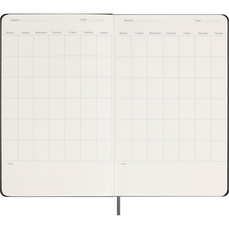 Moleskine Undated Weekly 12 Month Large Hardcover Planner