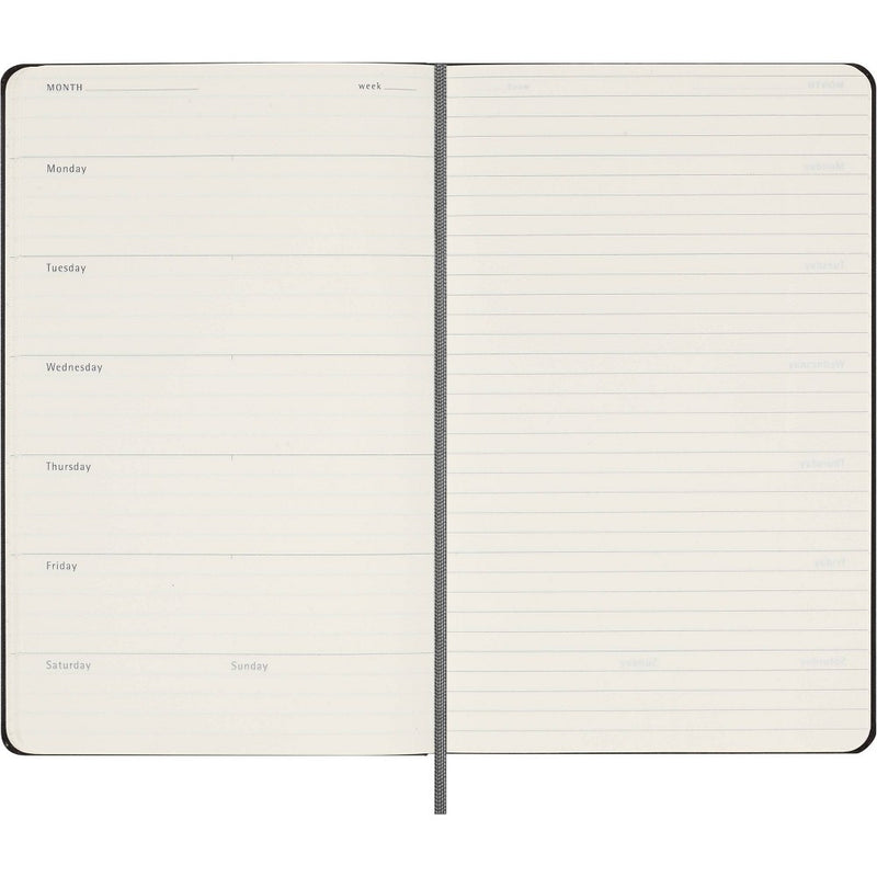 Moleskine Undated Weekly 12 Month Large Hardcover Planner