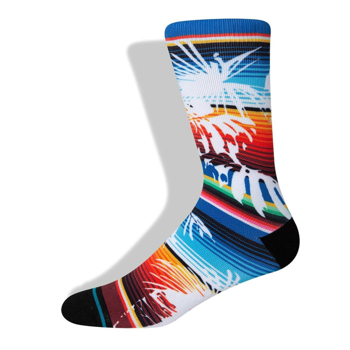 STANCE x WADE Palm Striped Crew Casual Socks