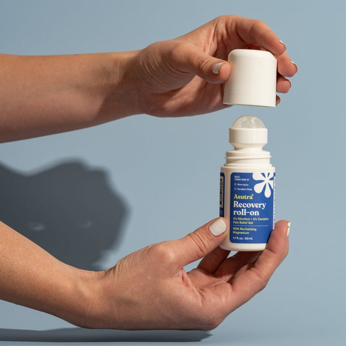 Asutra Magnesium with Menthol & Camphor Recovery Roll-On Muscle Pain Reliever - 1.7 fl oz