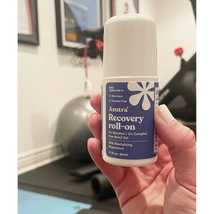 Asutra Magnesium with Menthol & Camphor Recovery Roll-On Muscle Pain Reliever - 1.7 fl oz