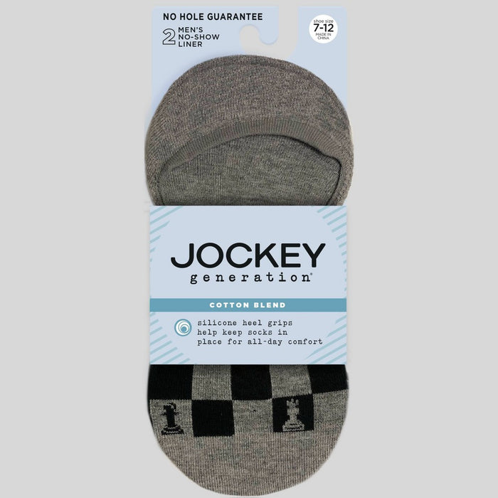 Jockey Generation Men's Fathers Day Chess 2pk Socks - Gray 7-12