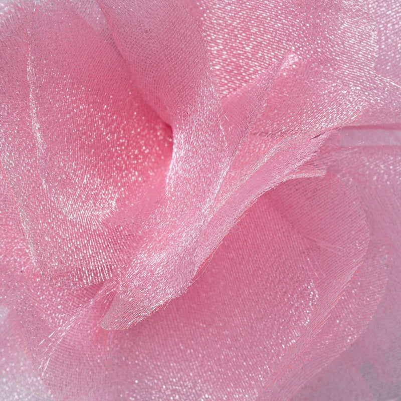 Chiffon Flower Dog and Cat Collar Slide - 3.5" - Pink - Boots & Barkley