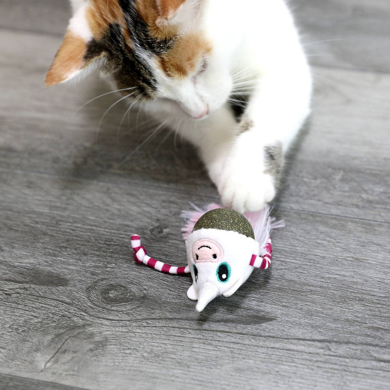 Quirky Kitty Unicorn Nipper Compressed Catnip Bobble Cat Toy