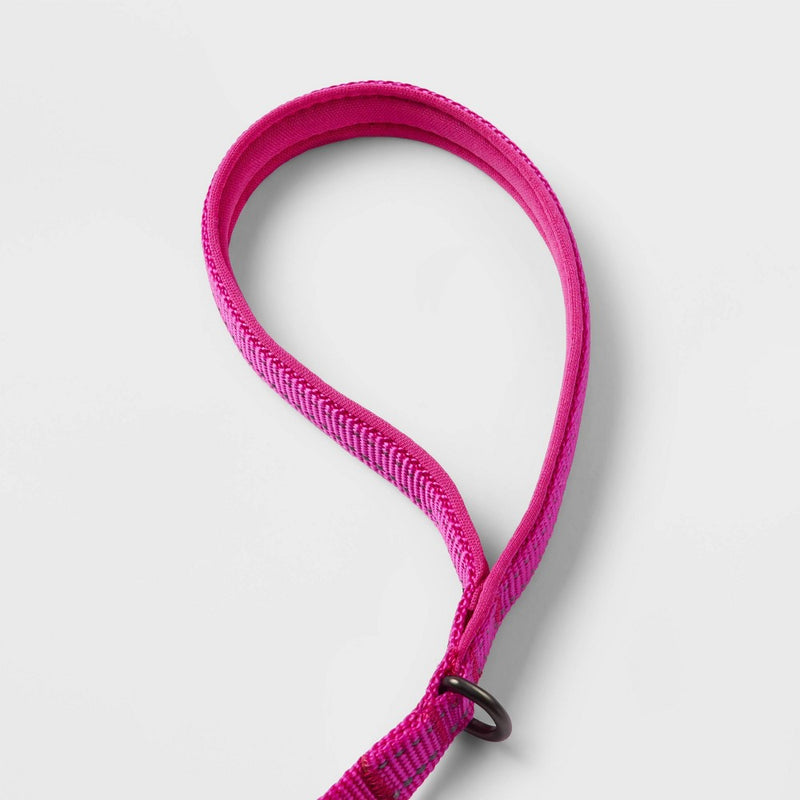 Reflective Comfort Dog Leash - XS/S - Pink - Boots & Barkley
