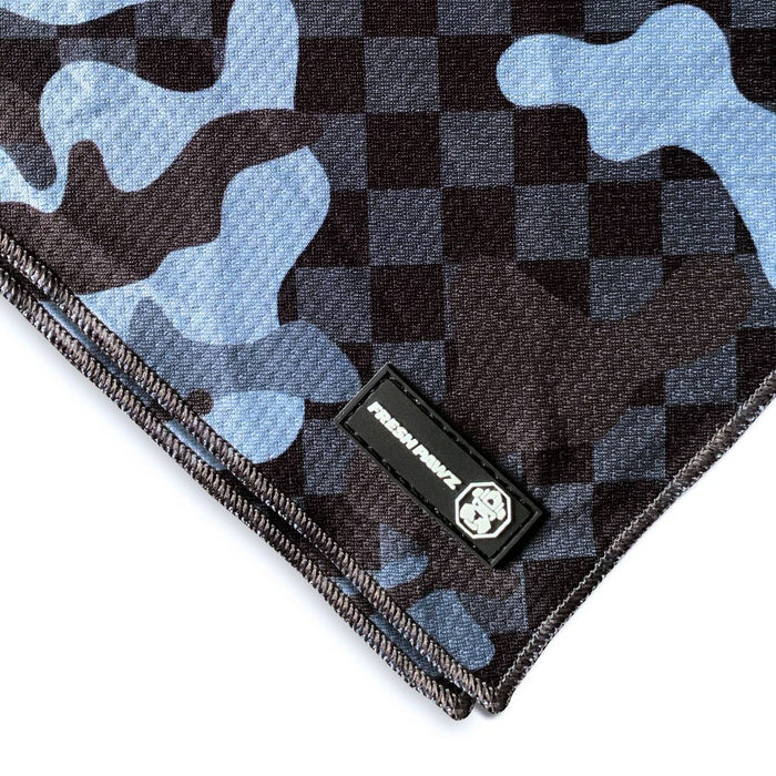 Fresh Pawz Checkered Camo Dog Bandana - S