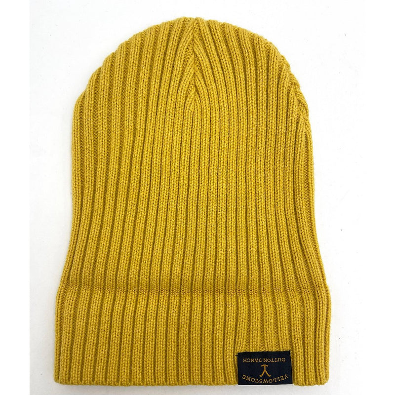 Men's Acrylic Beanie - Yellow