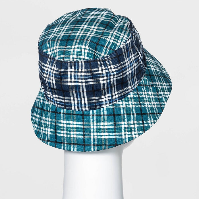 Plaid Bucket Hat - Wild Fable Teal