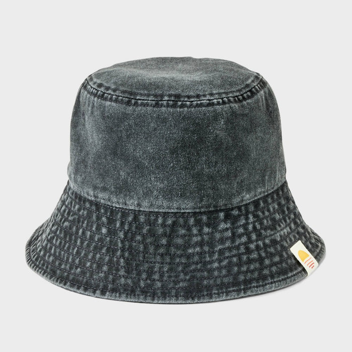 Kids' Washed Bucket Hat - Cat & Jack Black
