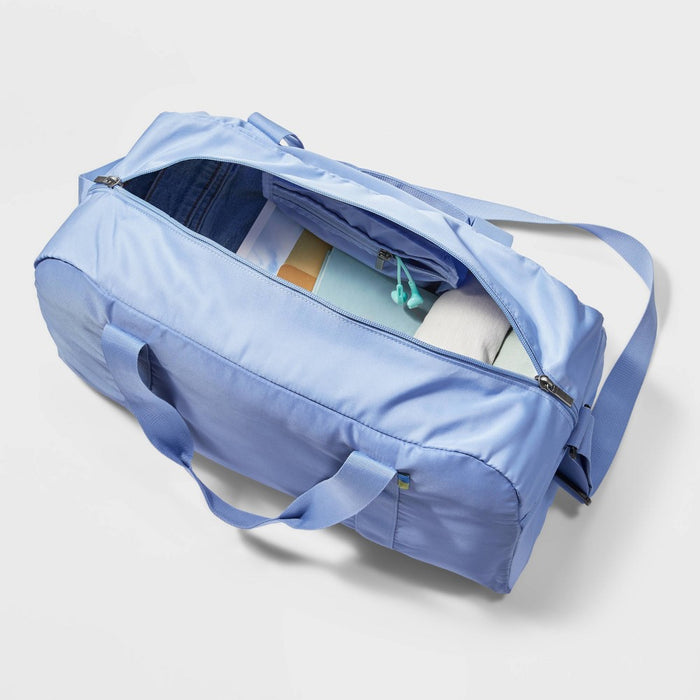30L Packable Duffel Bag Blue - Open Story