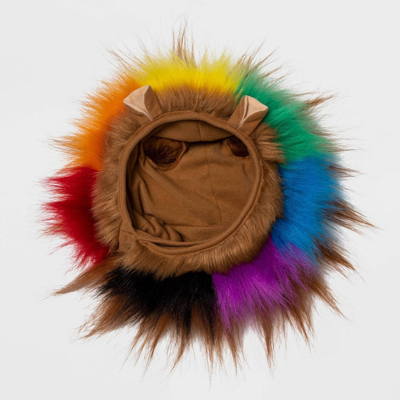 Long Pile Faux Fur Dog Lion Headwear - S/M