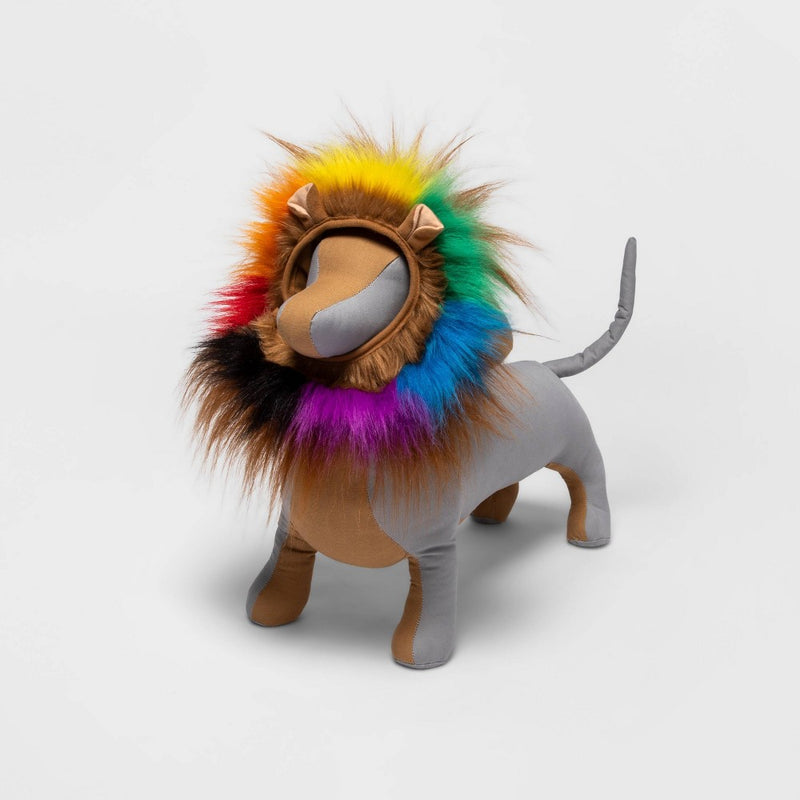 Long Pile Faux Fur Dog Lion Headwear - S/M