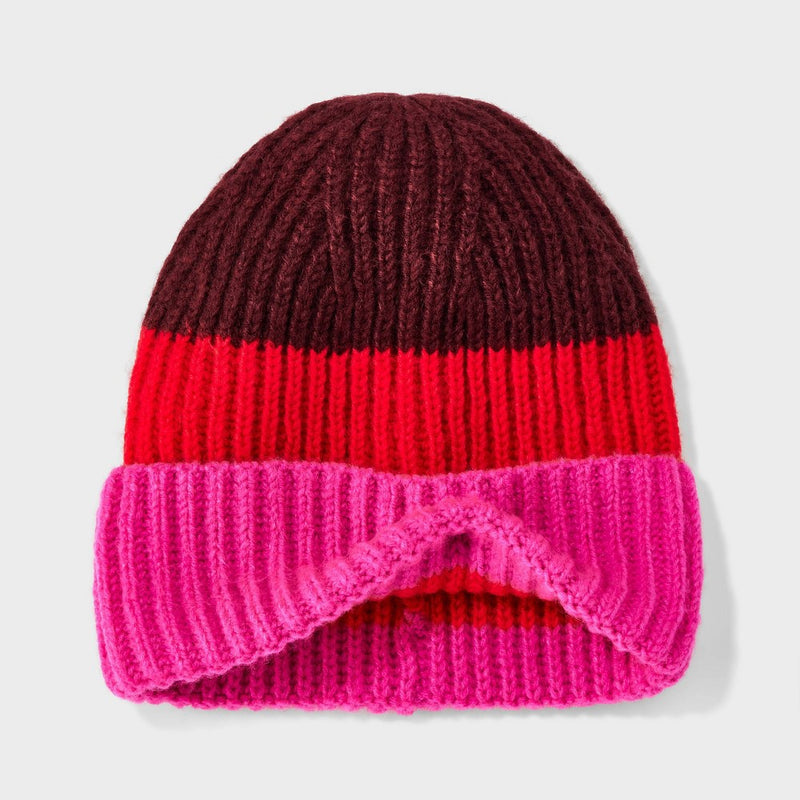 Kids' Winter Knitted Cuffed Beanie - Cat & Jack Pink