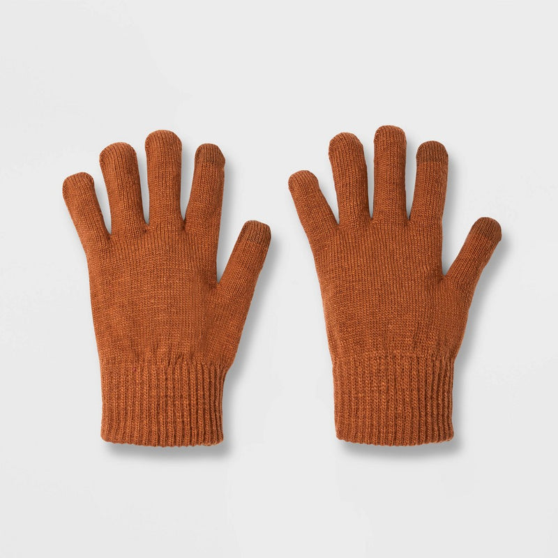 Tech Touch Knit Gloves - Wild Fable Brown