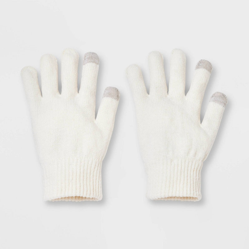 Tech Touch Knit Gloves - Wild Fable Cream