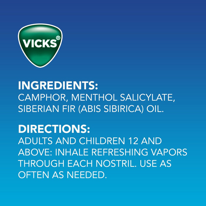 Vicks VapoInhaler Non-Medicated Portable Nasal Inhaler - 2ct