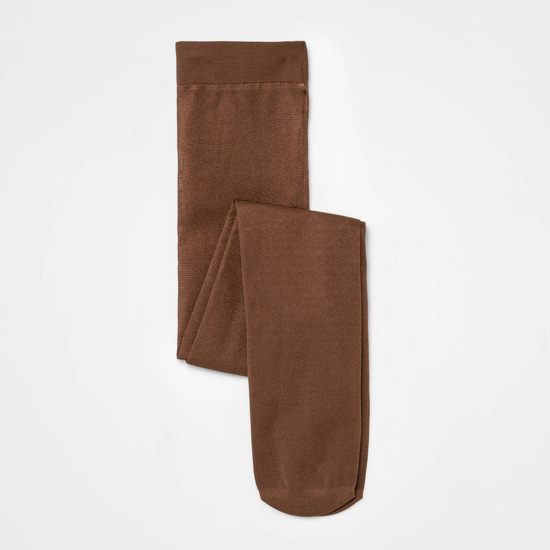 Girls' Dance Footed Tights - Cat & Jack Brown S