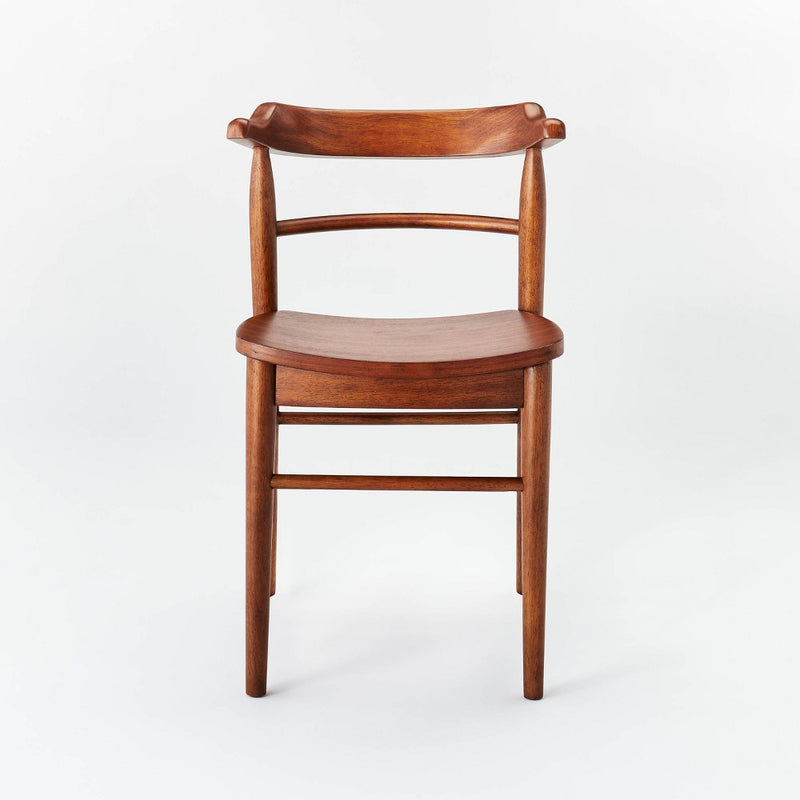 2pk Kaysville Curved Back Wood Dining Chairs Walnut - Threshold designed with Studio McGee (LOCAL PICKUP ONLY)