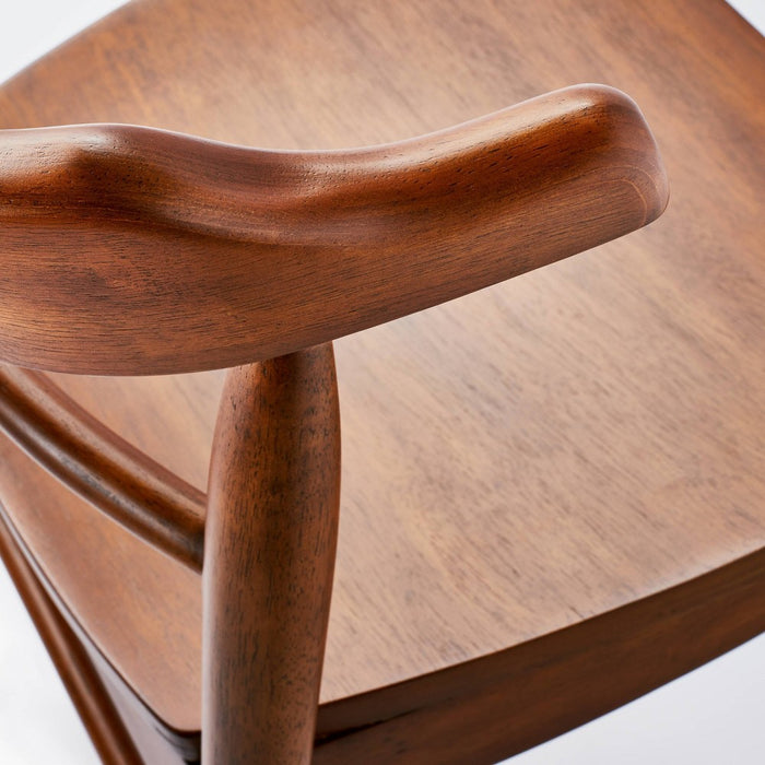 2pk Kaysville Curved Back Wood Dining Chairs Walnut - Threshold designed with Studio McGee (LOCAL PICKUP ONLY)