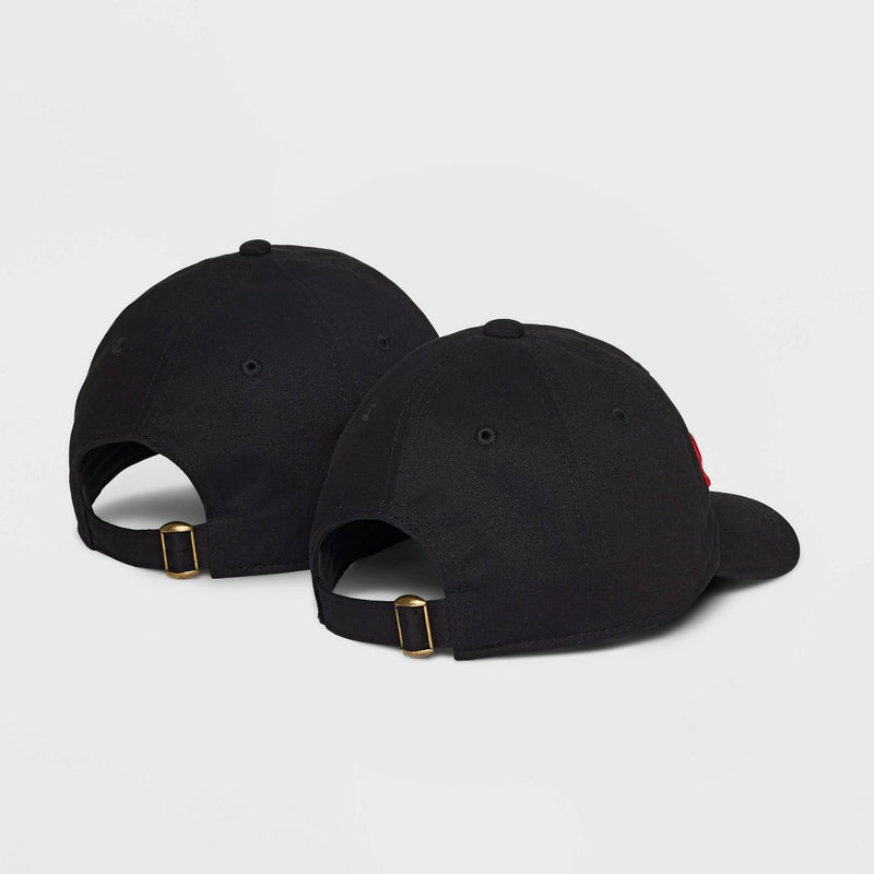 Men's 2pc Sidekick/Superhero Baseball Hat with 3D Embroidery - Goodfellow & Co Black