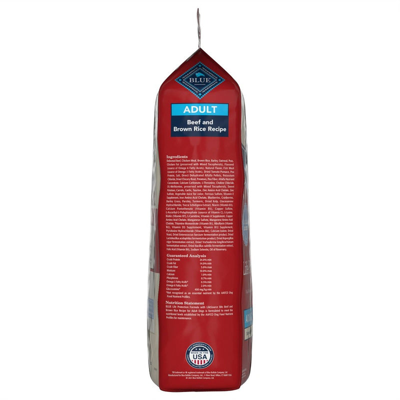 Blue Buffalo Life Protection Formula Natural Adult Dry Dog Food with Beef and Brown Rice - 15lbs (LOCAL PICKUP ONLY)