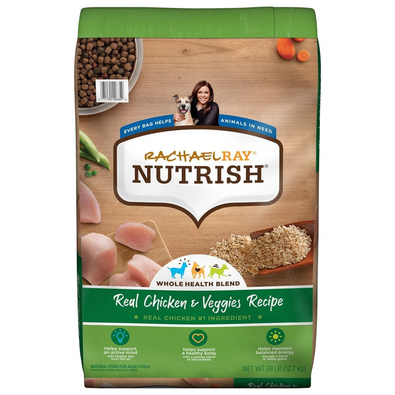 Rachael Ray Nutrish Real Chicken & Vegetable Recipe Super Premium Dry Dog Food - 28lbs (LOCAL PICKUP ONLY)