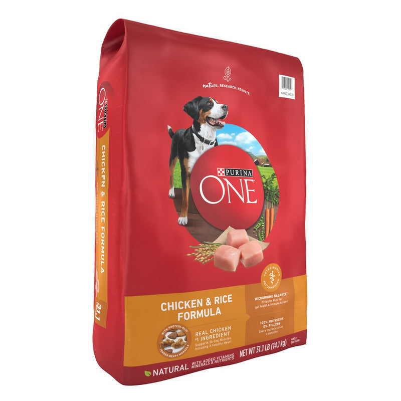 Purina ONE SmartBlend Natural Dry Dog Food with Chicken & Rice - 31.1lbs (LOCAL PICKUP ONLY)