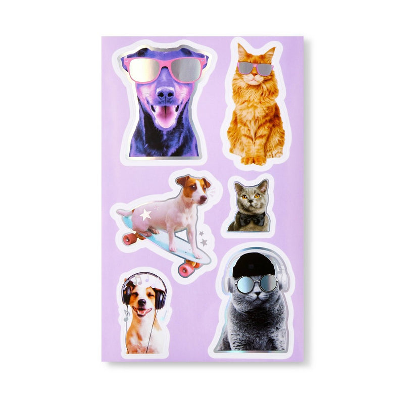6ct Pets Vinyl Stickers - Mondo Llama