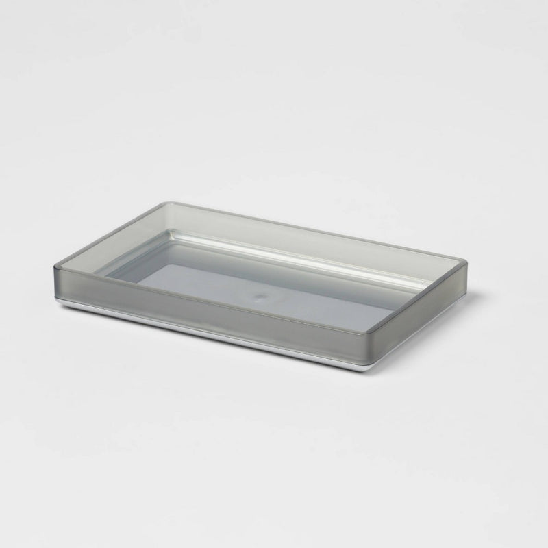 Bathroom Tray Gray - Room Essentials