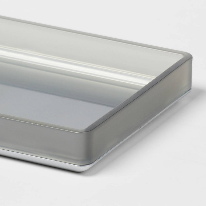 Bathroom Tray Gray - Room Essentials