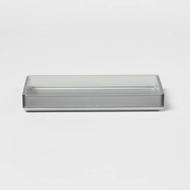 Bathroom Tray Gray - Room Essentials