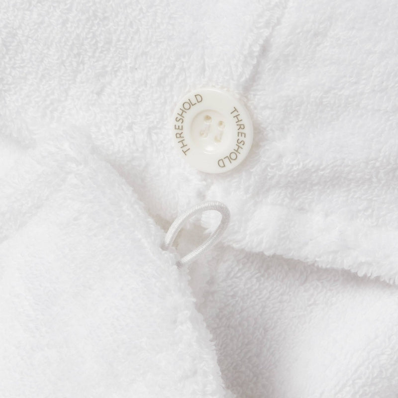 Spa Plush Hair Towel White - Threshold