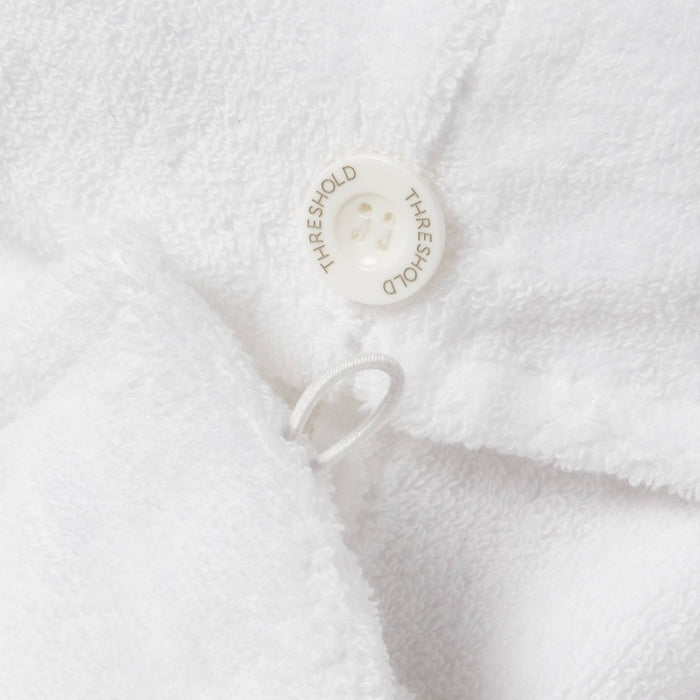 Spa Plush Hair Towel White - Threshold