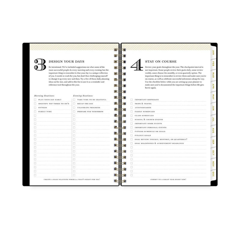 Day Designer 2024 Planner 5"x8" Weekly/Monthly Black