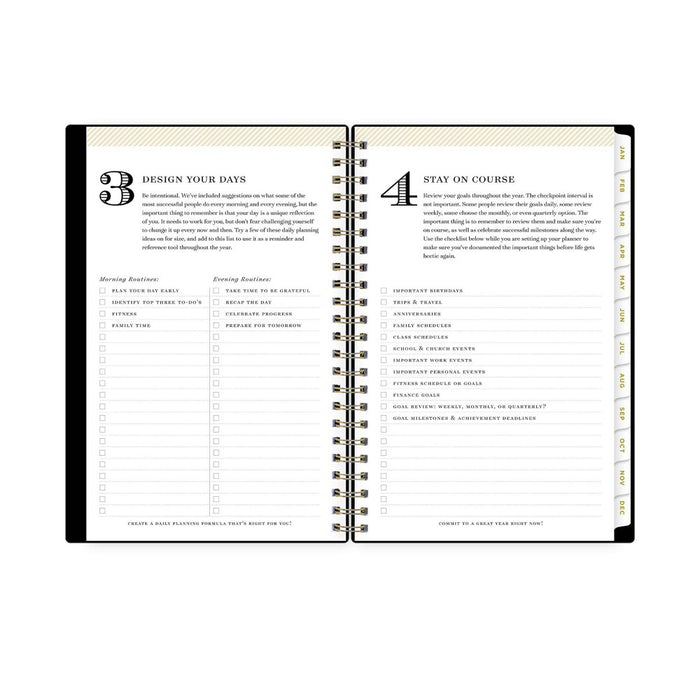 Day Designer 2024 Planner 5"x8" Weekly/Monthly Black