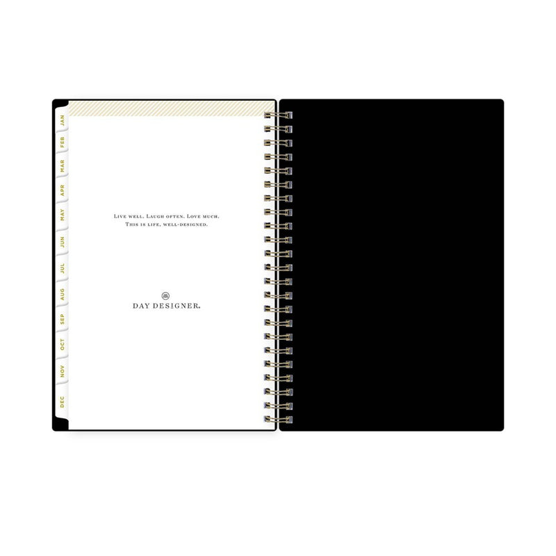 Day Designer 2024 Planner 5"x8" Weekly/Monthly Black