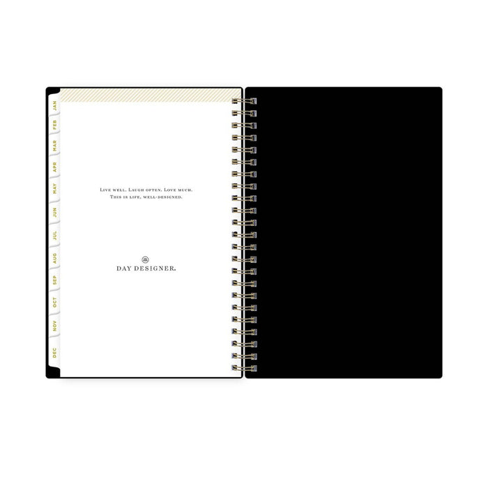 Day Designer 2024 Planner 5"x8" Weekly/Monthly Black