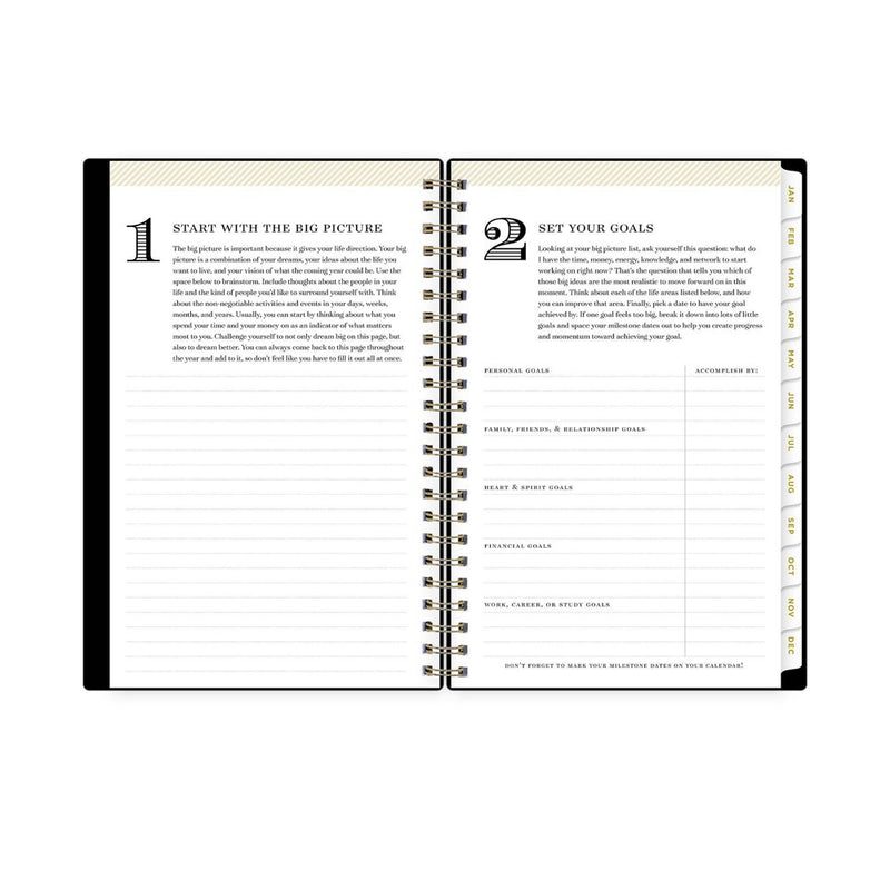 Day Designer 2024 Planner 5"x8" Weekly/Monthly Black