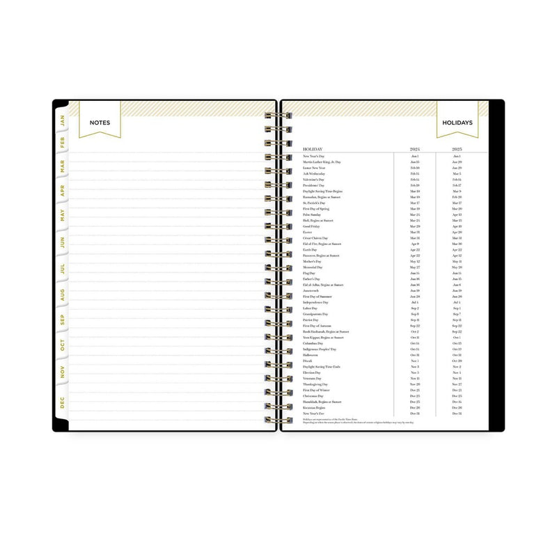 Day Designer 2024 Planner 5"x8" Weekly/Monthly Black