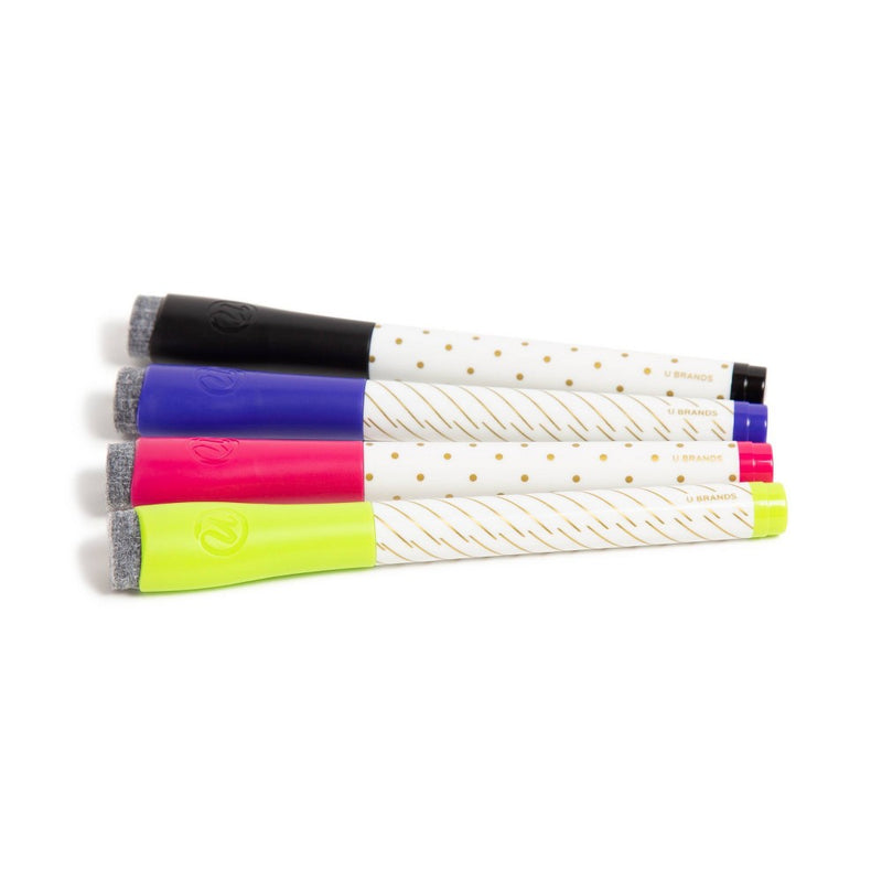 U Brands 4ct Dry Erase Medium Point Markers