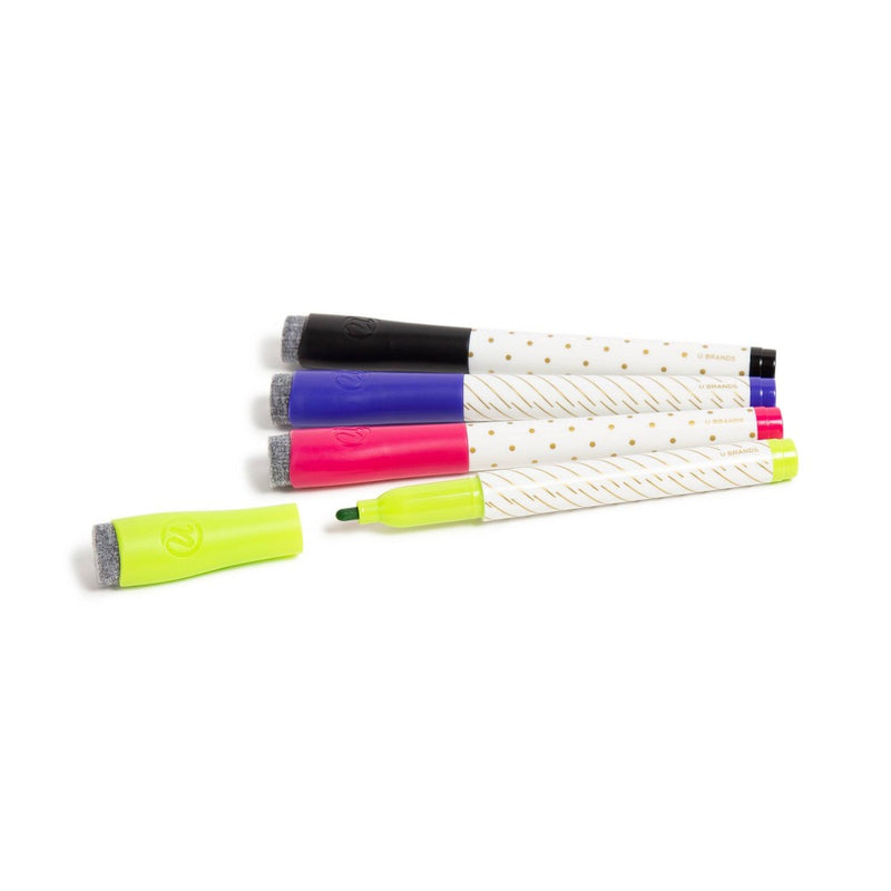 U Brands 4ct Dry Erase Medium Point Markers
