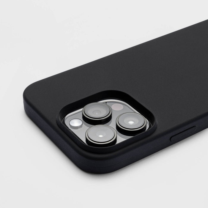 Apple iPhone 14 Pro Max Magnetic Case - heyday Black Silicone