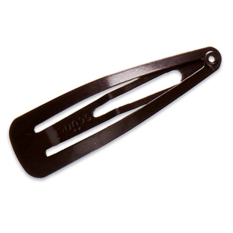 scunci Contour Hair Clips - Brunette - 6pk