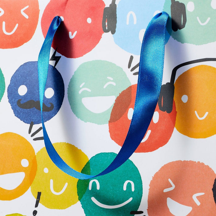 Happy Dots Medium Birthday Gift Bag - Spritz