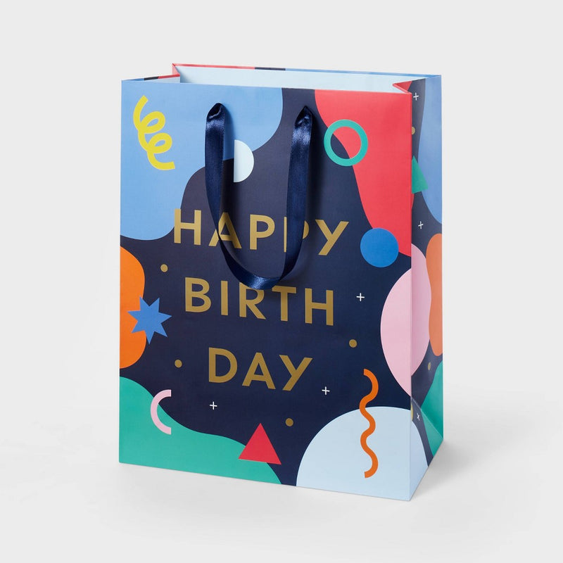 "Happy Birthday" Medium Gift Bag - Spritz