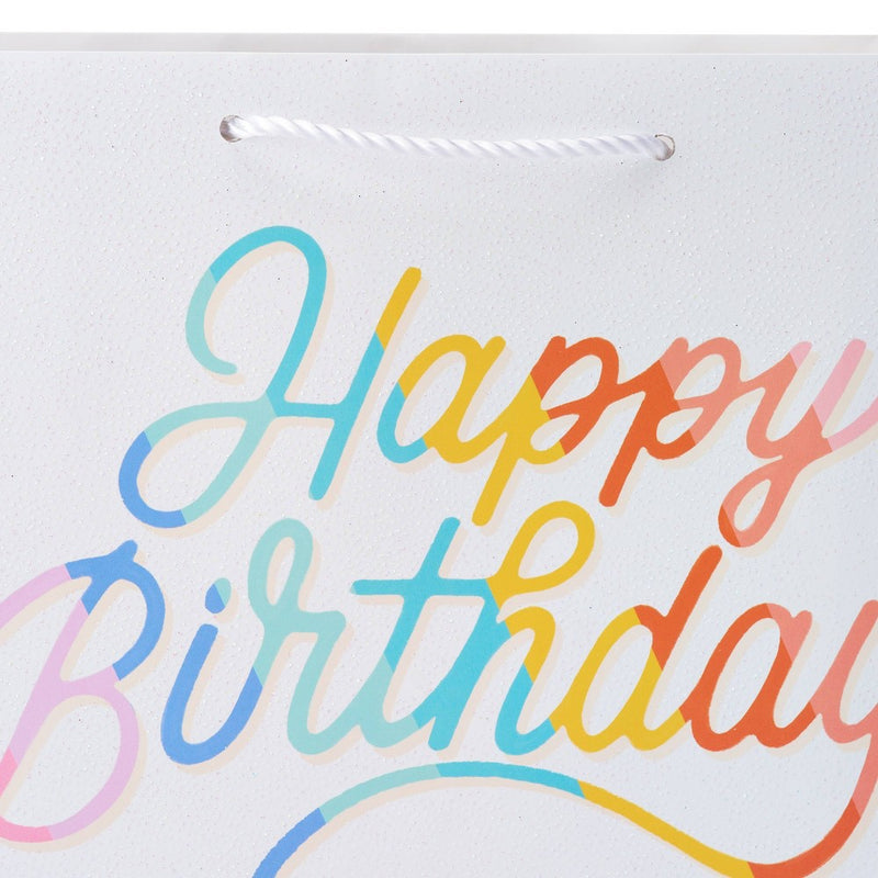 Small "Happy Birthday" Bag White - Spritz