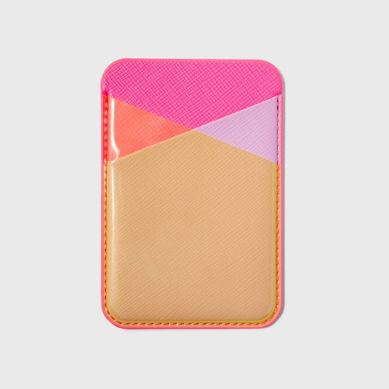 Cell Phone Wallet Pocket with MagSafe - heyday Neon Smiley