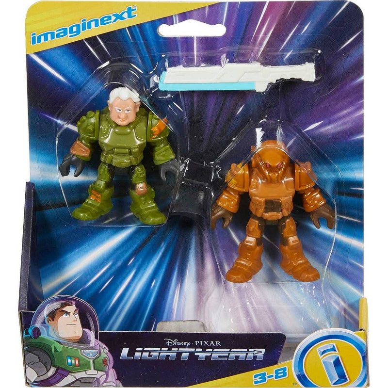 Fisher-Price Imaginext Disney Pixar Lightyear Darby Steel & Zap Patrol Figure Set
